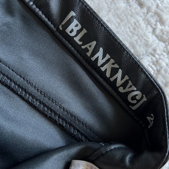 BLANK NYC Leather pants - Picture 2 of 3